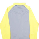 PUMA Mens Yellow & Grey Track Jacket S Polyester Zip Sport Casual