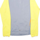PUMA Mens Yellow & Grey Track Jacket S Polyester Zip Sport Casual