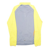 PUMA Mens Yellow & Grey Track Jacket S Polyester Zip Sport Casual