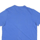 ADIDAS Mens Blue Soccer Graphic T-Shirt XL Short Sleeve Crew Neck Casual