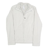THE NORTH FACE Womens White Softshell Jacket S Polyester Blend Zip Casual