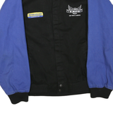 TMR Mens Blue & Black Worker Cotton Blend Zip Jacket 2XL Utility Workwear