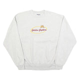 JERZEES Mens White Golden Gophers Crew Neck XL Cotton Blend Sweatshirt