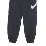NIKE Mens Joggers Black S W26 L27 Slim Tapered Logo Sweatpants Lightweight