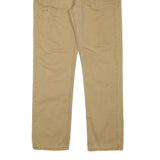 LEVI'S Mens Regular Fit Beige Cotton Blend Trousers W30 L28 Classic Zip Pockets
