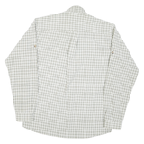 SALEWA Mens Green & White Check Shirt S Lightweight Outdoor Casual