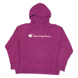 CHAMPION Womens Purple Pullover Hoodie XL Cotton Blend Casual Wear