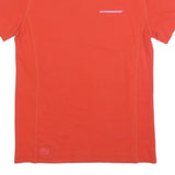 LACOSTE Mens Red Short Sleeve Crew Neck T-Shirt S Cotton Blend