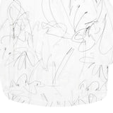 DKNY Womens White Printed Blouse Long Sleeve Round Neck S Lightweight Casual