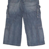 INTERFLOW JEANS Mens Blue Regular Relaxed Denim Medium W32 L28 Cargo Pocket