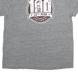 CHAMPION Mens Grey 12th Man Graphic T-Shirt XL Short Sleeve Crew Neck