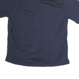 ISLAND REPUBLIC Mens Blue Cotton Shirt 2XL Embroidered Button Short Sleeve