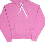 CHAMPION Womens Pink Pullover Hoodie S Cotton Blend Casual Sweatshirt