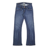 LEVI'S Womens Regular Fit Blue Denim Straight Jeans W28 L30 Classic Cotton Zip