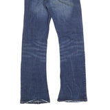 LEVI'S Womens Regular Fit Blue Denim Straight Jeans W28 L30 Classic Cotton Zip