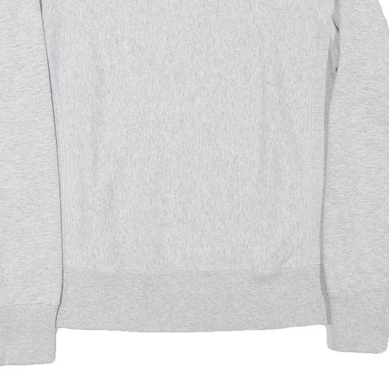 CHAMPION Mens Grey Crew Neck M Cotton Blend Pullover Sweatshirt
