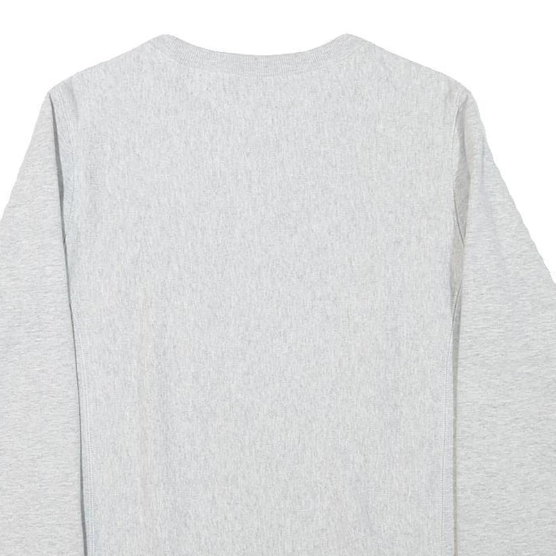 CHAMPION Mens Grey Crew Neck M Cotton Blend Pullover Sweatshirt