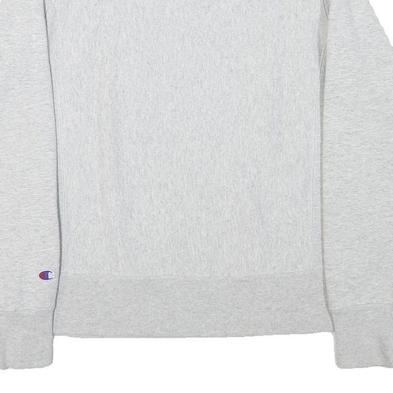 CHAMPION Mens Grey Crew Neck M Cotton Blend Pullover Sweatshirt