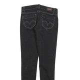 LEVI'S 524 Womens Jeans Black Slim Skinny Denim W30 L30 Stylish Stretch