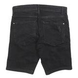 FIRETRAP Mens Black Casual Denim Distressed Shorts M W30 Cotton Blend
