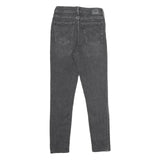 LEVI'S 721 High Rise Skinny Womens Jeans Black Slim Denim Medium W26 L28