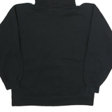 HANES Mens Black Indiana Hooded M Pullover Sweatshirt Cotton Casual