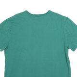 CHAMPION Womens Green Graphic T-Shirt L Short Sleeve Crew Neck Cotton Blend