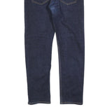 LEVI'S 502 Mens Jeans Blue Regular Straight Denim Dark W32 L32 Classic Zip