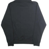NIKE Mens Black Hoodie S Cotton Pullover Classic Logo Casual