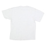 PORT & COMPANY Mens Grey Carmel Greyhounds Graphic T-Shirt M Short Sleeve Crew