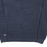 TOMMY HILFIGER Mens Blue Crew Neck M Cotton Blend Pullover Sweatshirt Casual