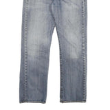 LEVI'S 501 Mens Jeans Blue Regular Straight Denim Medium W34 L32 Classic Button