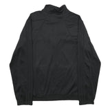 ADIDAS Mens Black & Burgundy Track Jacket M Polyester Zip Sportswear