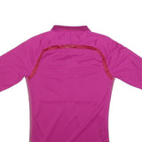 NIKE Mens Pink Referee Swiss Unihockey Short Sleeve Polo Shirt S Official