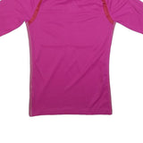 NIKE Mens Pink Referee Swiss Unihockey Short Sleeve Polo Shirt S Official