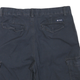 CHAPS Mens Shorts Navy Blue Cargo M W32 Cotton Blend Casual Pockets