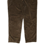 JOS A BANK Mens Cotton Blend Brown Regular Straight Trousers W38 L32 Casual