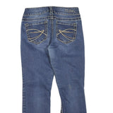 SILVER JEANS Womens Regular Fit Blue Denim Straight Cotton Blend W28 L25 Stylish