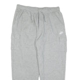 ADIDAS Mens Joggers Grey XL W36 L28 Cotton Blend Regular Fit Straight Leg Cargo