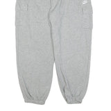 ADIDAS Mens Joggers Grey XL W36 L28 Cotton Blend Regular Fit Straight Leg Cargo