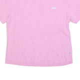 VANS Womens Pink Graphic T-Shirt M Short Sleeve Crew Neck Cotton Blend
