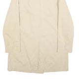 BOGNER Womens Beige Cotton Blend Button Jacket S Plain Classic Stylish