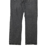 LEVI'S 501 Mens Jeans Black Regular Straight Denim Medium W32 L27 Classic Button