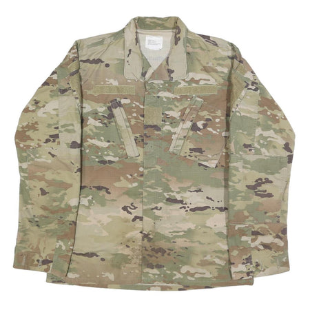 INSECT REPELLENT APPAREL Mens Green Camouflage Outdoor Jacket M Cotton Blend Zip