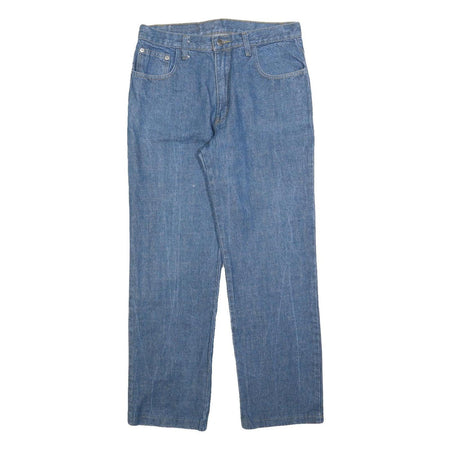 BASIC DENIM Womens Blue Relaxed Straight Denim Medium W29 L28 Casual Everyday