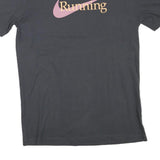 NIKE Womens Black Running T-Shirt L Short Sleeve Crew Neck Sports Casual Cotton