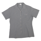 MAMMUT Womens Grey & Black Check Shirt L Outdoor Lightweight Breathable