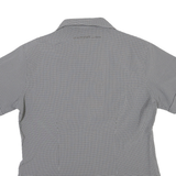 MAMMUT Womens Grey & Black Check Shirt L Outdoor Lightweight Breathable