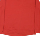 FILA Womens Red Crew Neck UK 16 Cotton Blend Pullover Sweatshirt Casual