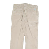 CARHARTT Mens Cotton Blend Beige Regular Straight Trousers W30 L28 Durable